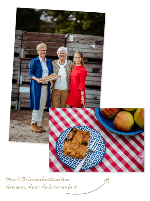 Iedereen kan meegenieten met Oma’s Brieven- bustaarten